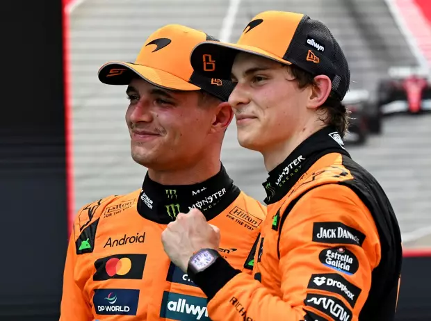 Foto zur News: Norris stellt Piastri wegen Verstappen bloß: Vorhin klang das aber ganz anders!