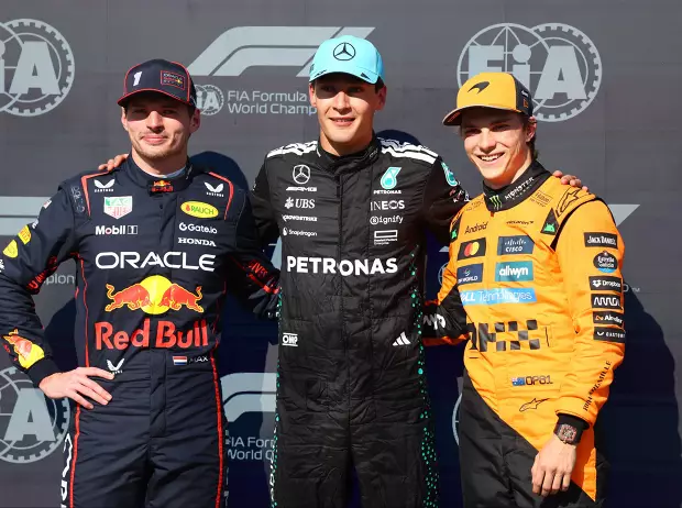 Foto zur News: Packendes Quali in Kanada: Jetzt stehen Russell & Verstappen nebeneinander!