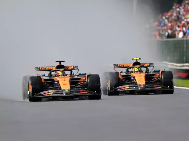Foto zur News: Lando Norris über Spa: Piastri hatte doch "einen kleinen Batterievorteil"