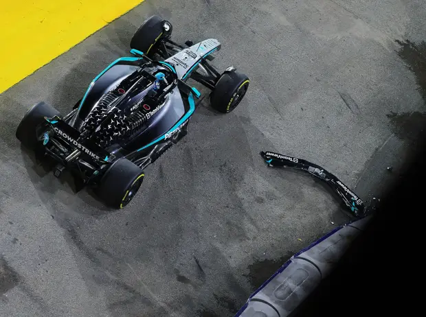 Foto zur News: Formel 1 Singapur: Leclerc räumt Norris ab - in der Boxengasse!