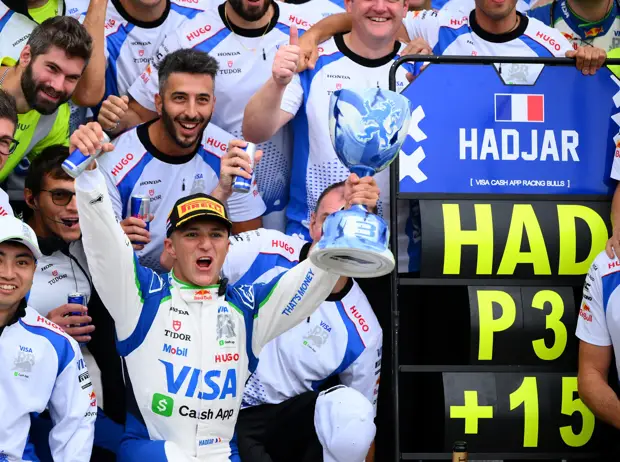 Hat der dritte Platz in Zandvoort den Aufstieg von Isack Hadjar besiegelt? Foto für die News: Red Bulls Fahrersituation: Welche Erkenntnisse Singapur brachte