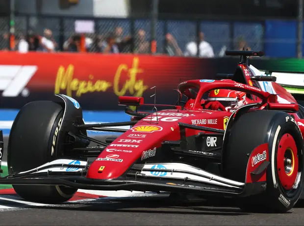 Charles Leclerc Foto zur News: Formel 1 Mexiko: Arvid Lindblad schnellster Rookie bei Leclerc-Bestzeit