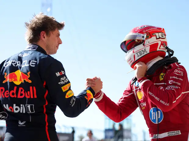 Charles Leclerc glaubt nicht, dass Verstappen noch Weltmeister wird Foto zur News: Formel-1-Fahrer glauben: Verstappen kann 2025 noch Weltmeister werden