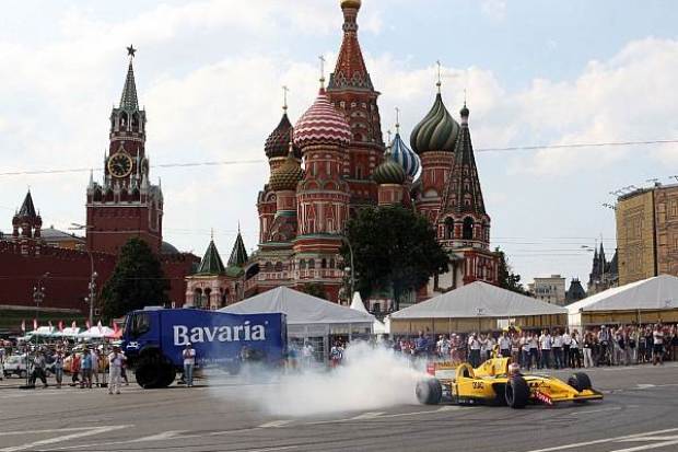 Foto zur News: Moskau: Gestern Demo, morgen Grand Prix!