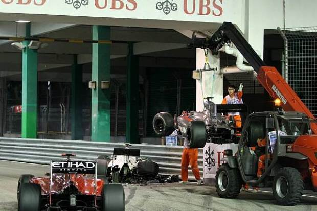 Foto zur News: Singapur: Alonso hält Vettel in Schach!