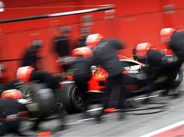 Foto zur News: Barcelona: McLaren-Innovation Höhepunkt des Tages