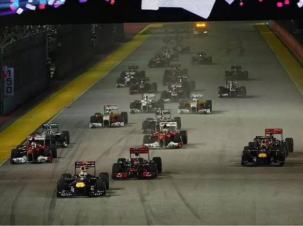 Foto zur News: Wie ein Weltmeister: Vettel dominiert in Singapur!