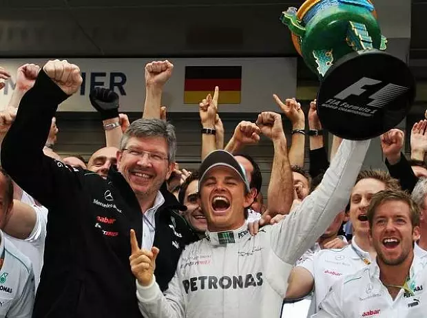 Foto zur News: Rosberg: "Bin froh, dass es zu Ende ist"