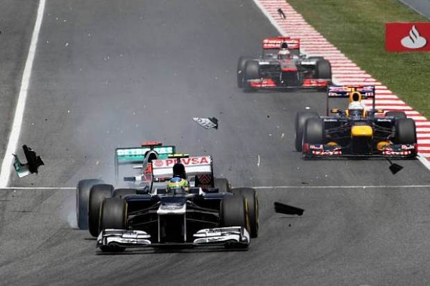 Foto zur News: Maldonado verdirbt Alonso die Formel-1-Fiesta