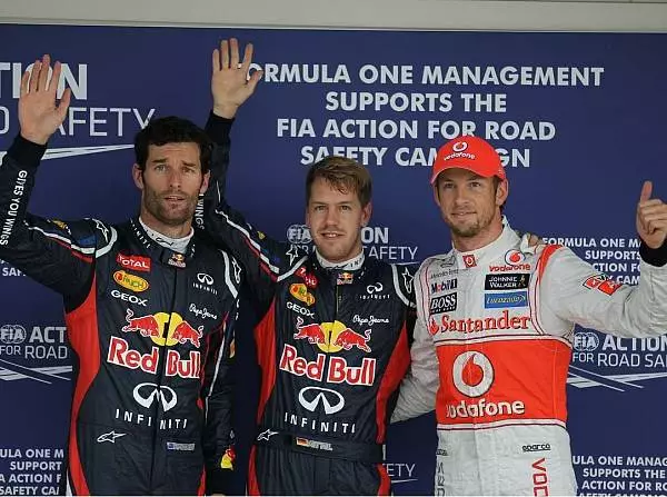 Foto zur News: Red Bull in Reihe eins: Vettel in Suzuka vor Webber