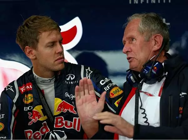 Sebastian Vettel und Helmut Marko Foto zur News: Red Bull: Darf Webber wirklich gewinnen?