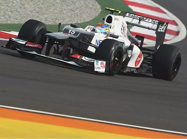 Esteban Gutierrez Foto zur News: Sauber auf Longrun top: Gutierrez im Einsatz