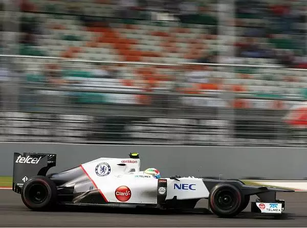 Sergio Perez Foto zur News: Sauber: Perez überrascht - Telemetrie narrt Kobayashi