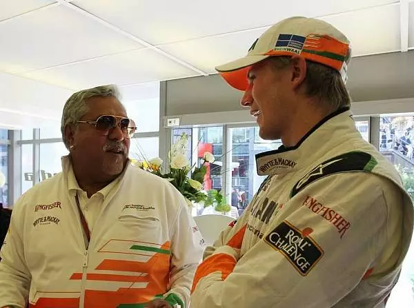 Foto zur News: Mallya dankt Hülkenberg: "War eine Freude"