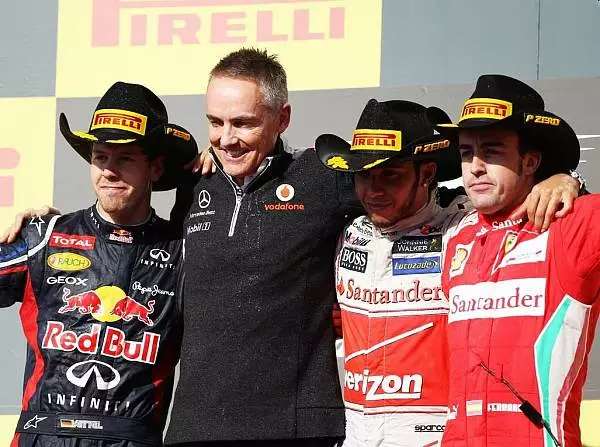 Foto zur News: "Cowboy" Hamilton verdirbt Vettel die WM-Party