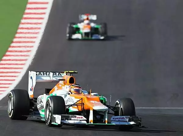 Paul di Resta, Nico Hülkenberg Foto zur News: Force India: Hülkenberg hofft auf stilvollen Abschied