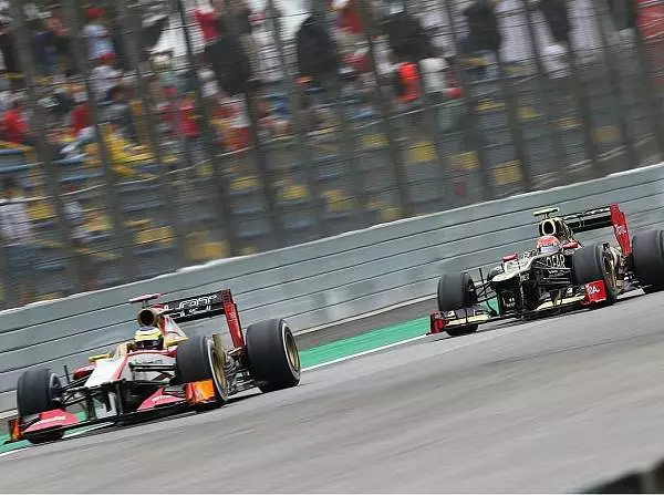 Pedro de la Rosa Foto zur News: Lotus: Ein Samstag voller Zwischenfälle