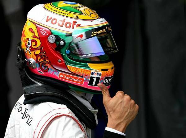 Foto zur News: Helmdesign: Hamilton will nicht wie Vettel enden