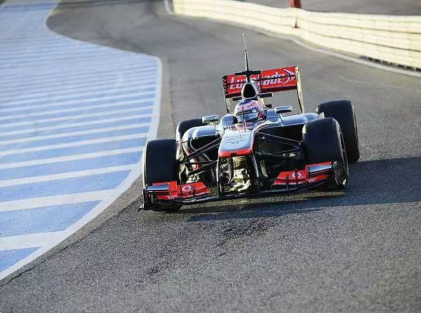 Jenson Button Foto zur News: Auftakt in Jerez: Button klar vor Webber