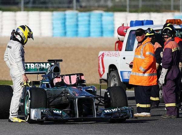 Foto zur News: Mercedes: Früher Feierabend für Rosberg