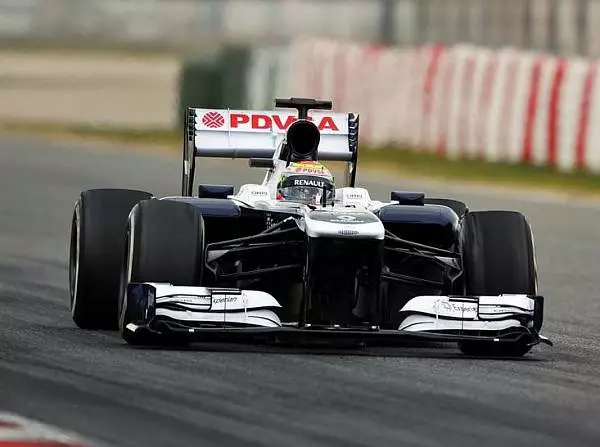 Pastor Maldonado Foto zur News: Williams FW35: Maldonado ist sofort begeistert