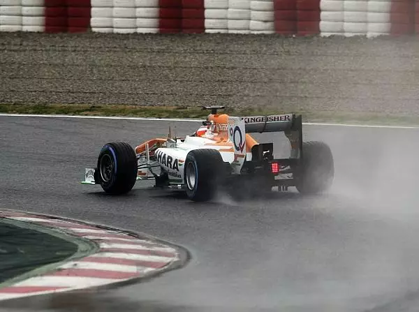 Jules Bianchi Foto zur News: Force India: Bianchi im Regen fehlerfrei
