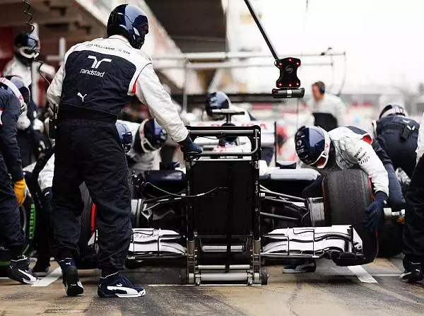 Foto zur News: Williams: Boxengasse wird zum Übungsplatz