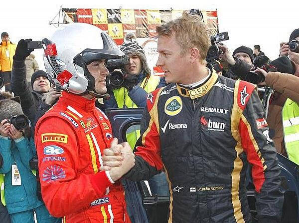 Foto zur News: Räikkönen und Pic wagen sich aufs Eis