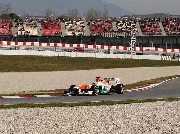 Foto zur News: Force India: Positives Fazit nach dem letzten Testtag