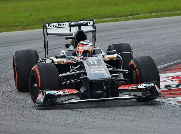 Foto zur News: Sauber hatte den Regen nicht auf dem Radar