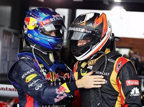 Sebastian Vettel, Kimi Räikkönen Foto zur News: Vettel und Räikkönen: "Netter Typ" und "gerader Michel"