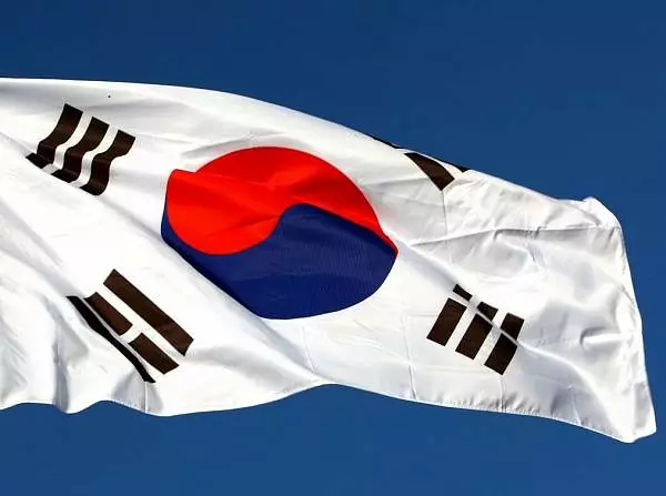 Flagge von Südkorea Foto zur News: 21 Formel-1-Rennen 2015: Südkorea kehrt wieder zurück!