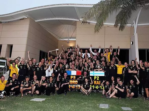Romain Grosjean, Kimi Räikkönen, Lotus-Team Foto zur News: Lotus und das Dejà-vu von Bahrain