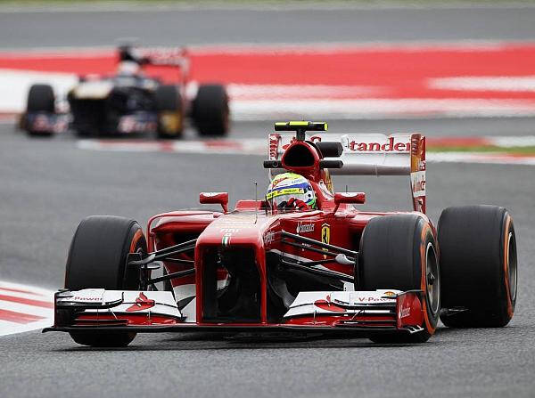 Foto zur News: "Generalprobe" in Barcelona: Massa knapp vor Räikkönen