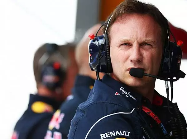 Christian Horner, Boxenmauer Foto zur News: Horner erwartet "aufregenden Grand Prix"