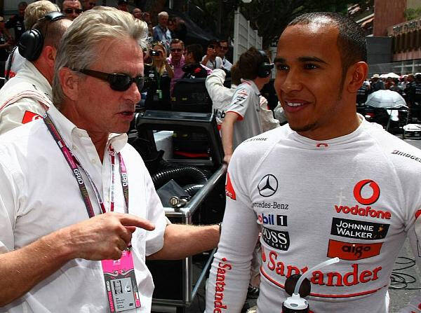 Foto zur News: Michael Douglas: Vettel gehört zu den Größten