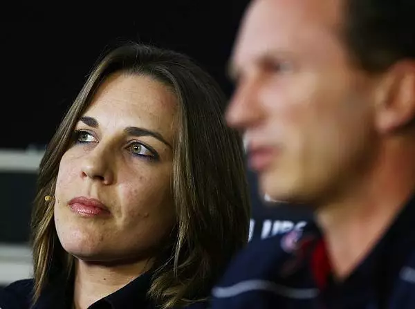 Claire Williams, Christian Horner Foto zur News: Claire Williams kein Fan von Geschlechter-Diskussionen