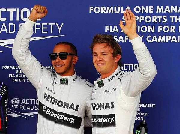 Foto zur News: Mercedes dominiert: Heim-Pole für Hamilton