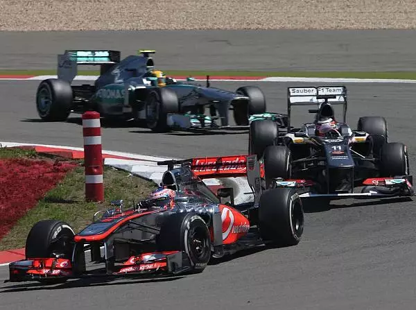 Jenson Button Foto zur News: McLaren schöpft neuen Mut: Makelloses Rennwochenende