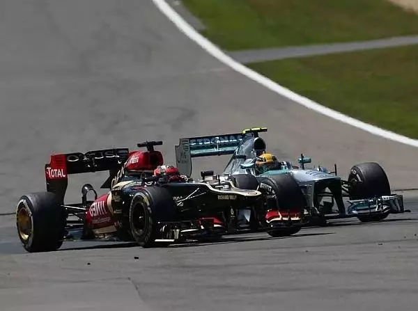 Kimi Räikkönen Foto zur News: Lotus: Silberner Riegel verhindert möglichen Sieg