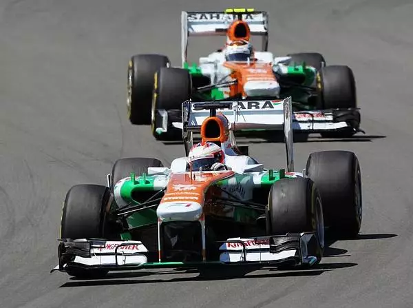 Paul di Resta, Adrian Sutil Foto zur News: Sutil: "Wir sind etwas ratlos"