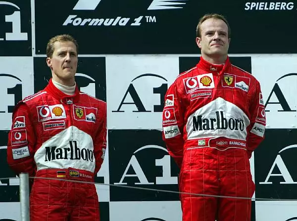 Michael Schumacher, Rubens Barrichello Foto zur News: "Let Michael pass for the championship"