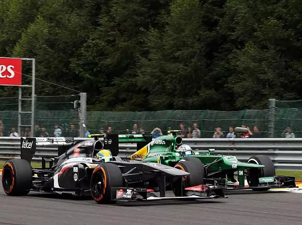 Foto zur News: Sauber: In den Ardennen einfach zu langsam