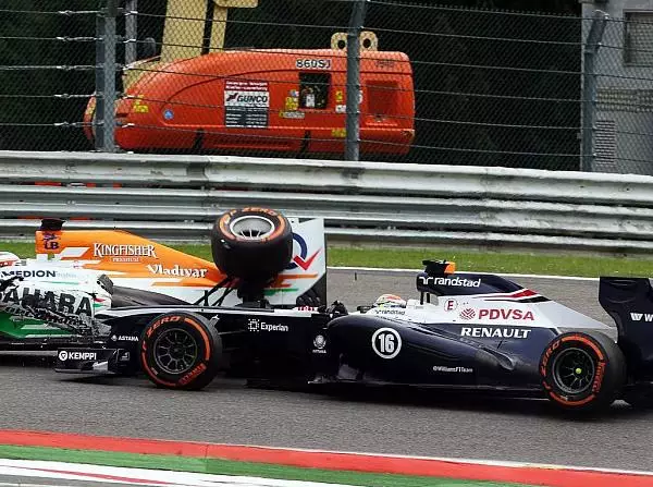 Pastor Maldonado, Paul di Resta Foto zur News: Maldonado sauer: "Strafe ist ungerecht"