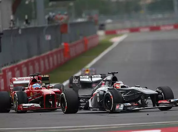 Nico Hülkenberg, Fernando Alonso Foto zur News: Ferrari im Rennen schlichtweg zu langsam