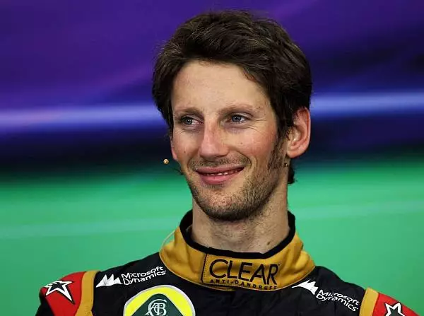 Romain Grosjean Foto zur News: Grosjean: "Hätte keinen Penny auf einen Podestplatz gesetzt"