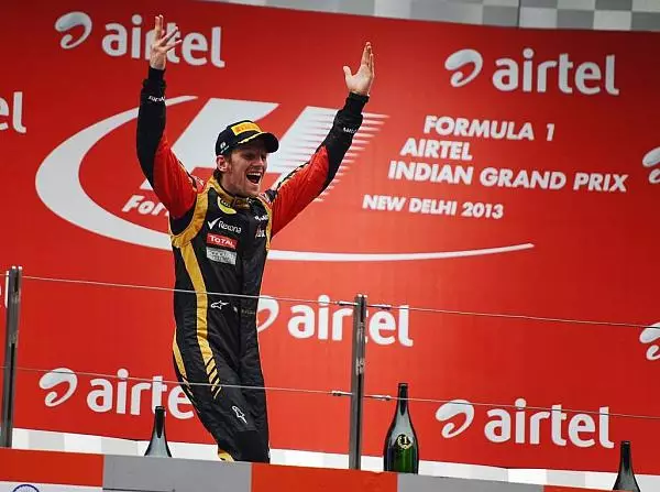 Romain Grosjean Foto zur News: Lotus: Grosjean sensationell