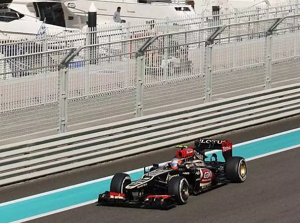 Foto zur News: Abu Dhabi: Grosjean setzt die erste Bestzeit