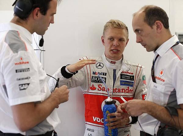 Foto zur News: Button über Magnussen: "Kann auch in die Hose gehen"
