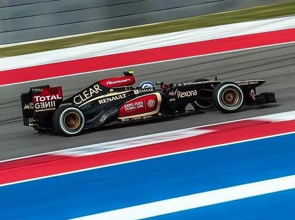 Foto zur News: Zwei Welten bei Lotus: Grosjean spielt Daddy Cool